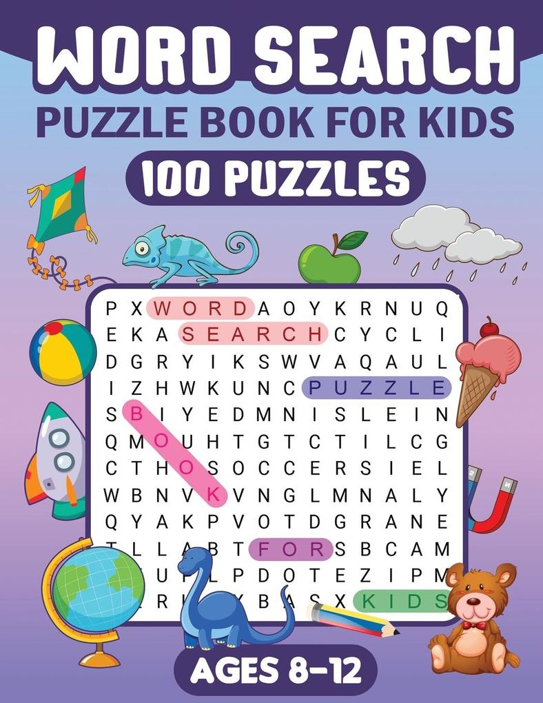 Word Search Puzzle Book for Kids