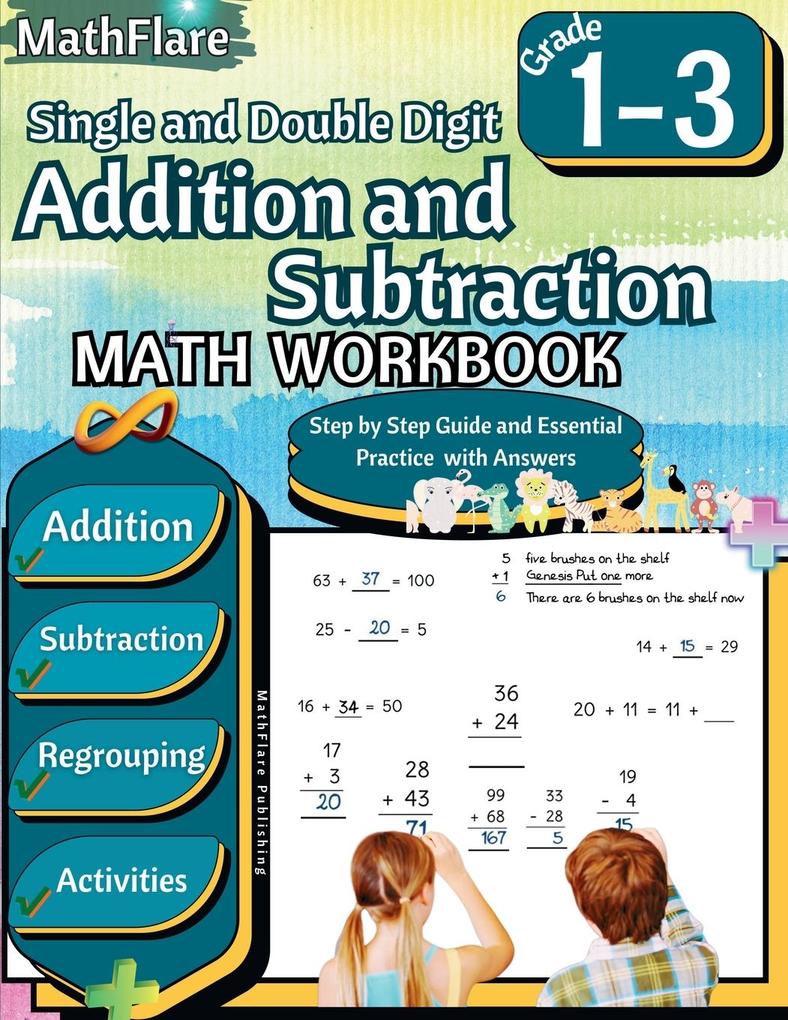 Addition and Subtraction Math Workbook 1st to 3rd Grade