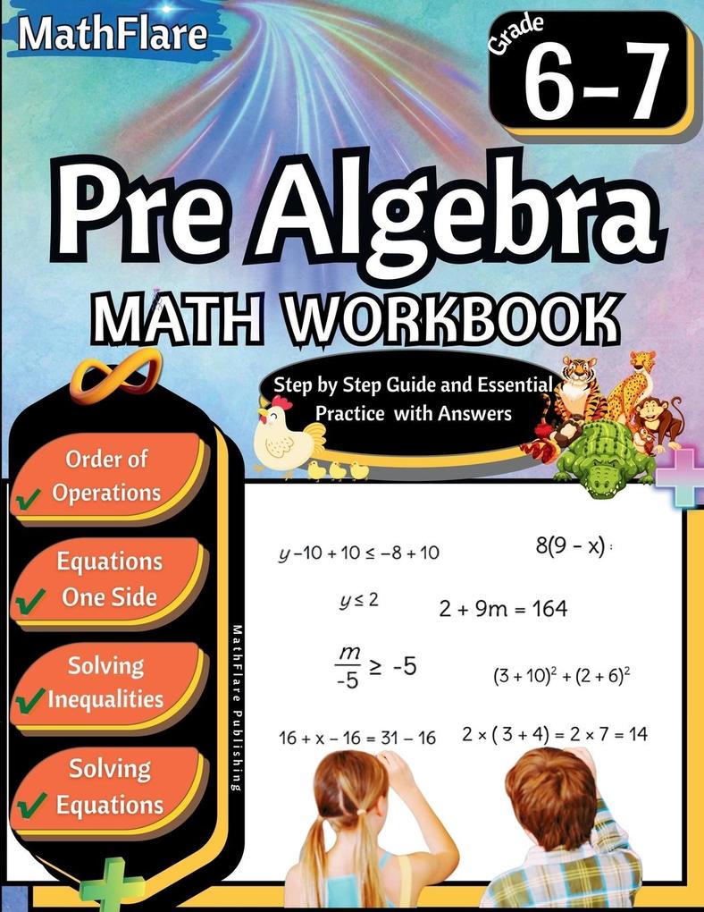Pre Algebra Workbook 6th and 7th Grade