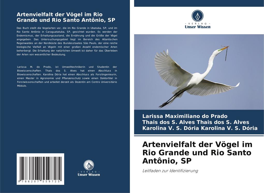 Artenvielfalt der Vögel im Rio Grande und Rio Santo Antônio SP