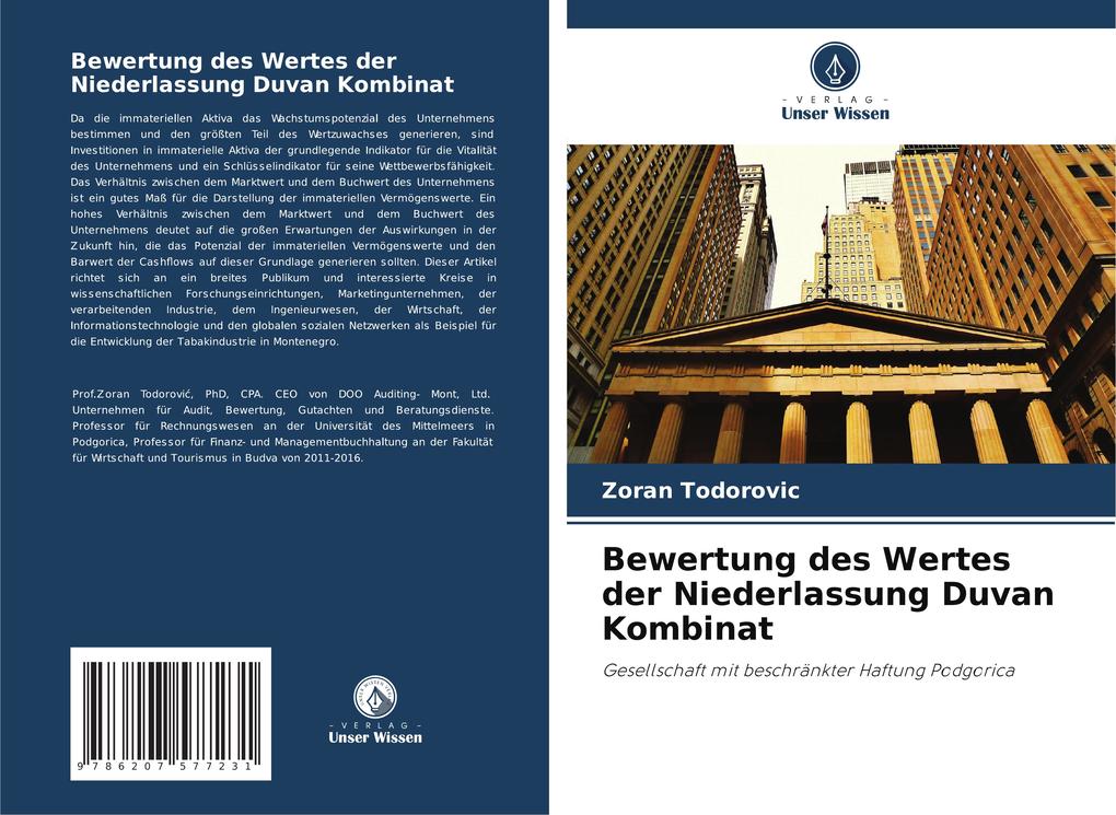 Bewertung des Wertes der Niederlassung Duvan Kombinat
