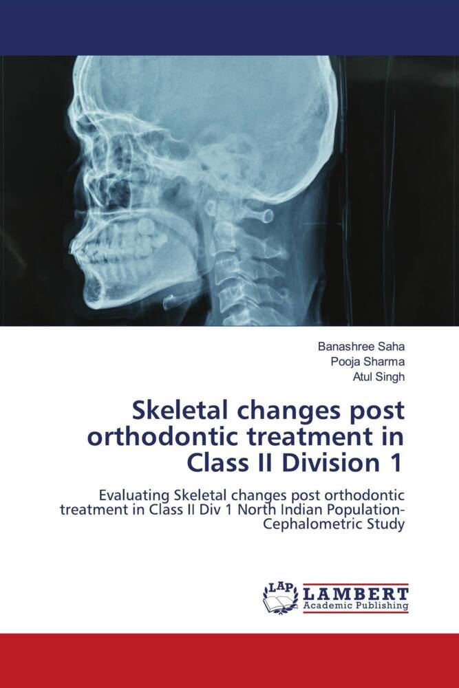 Skeletal changes post orthodontic treatment in Class II Division 1