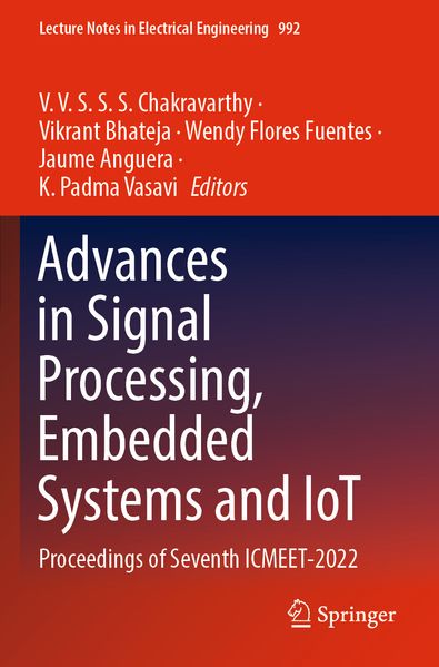 Advances in Signal Processing Embedded Systems and IoT