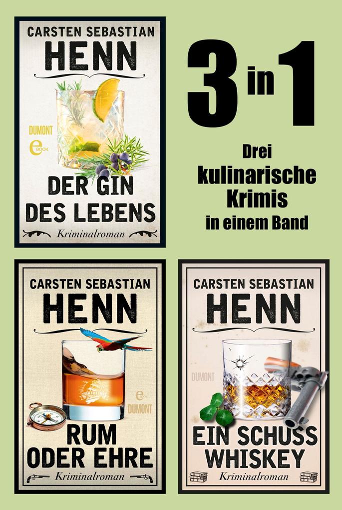 Der Gin des Lebens Rum oder Ehre &Ein Schuss Whiskey - 3in1