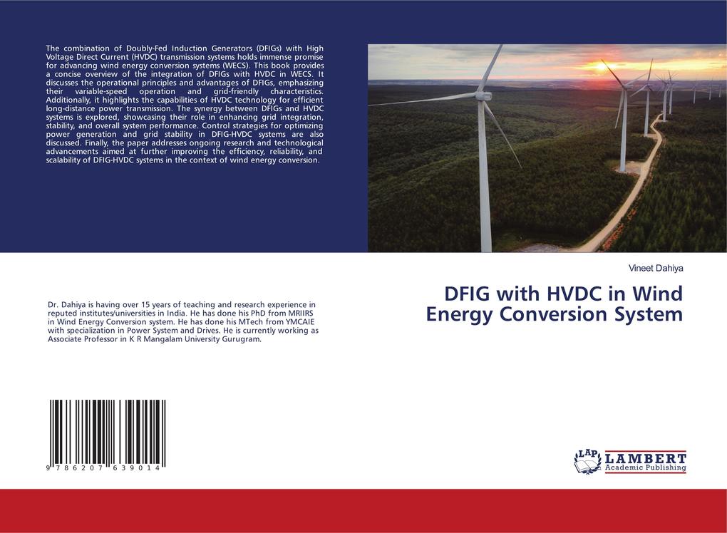 DFIG with HVDC in Wind Energy Conversion System