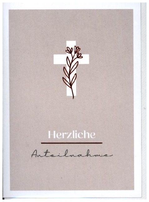 Herzliche Anteilnahme