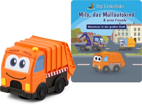 Tonie - Sing Kinderlieder: Milo das Müllauto-Kind & seine Freunde - Abenteuer in der großen Stadt