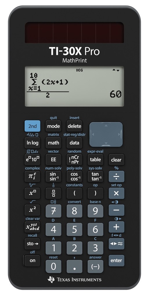 Texas Instruments TI 30X Pro MathPrint (TI-30X PRMPE)