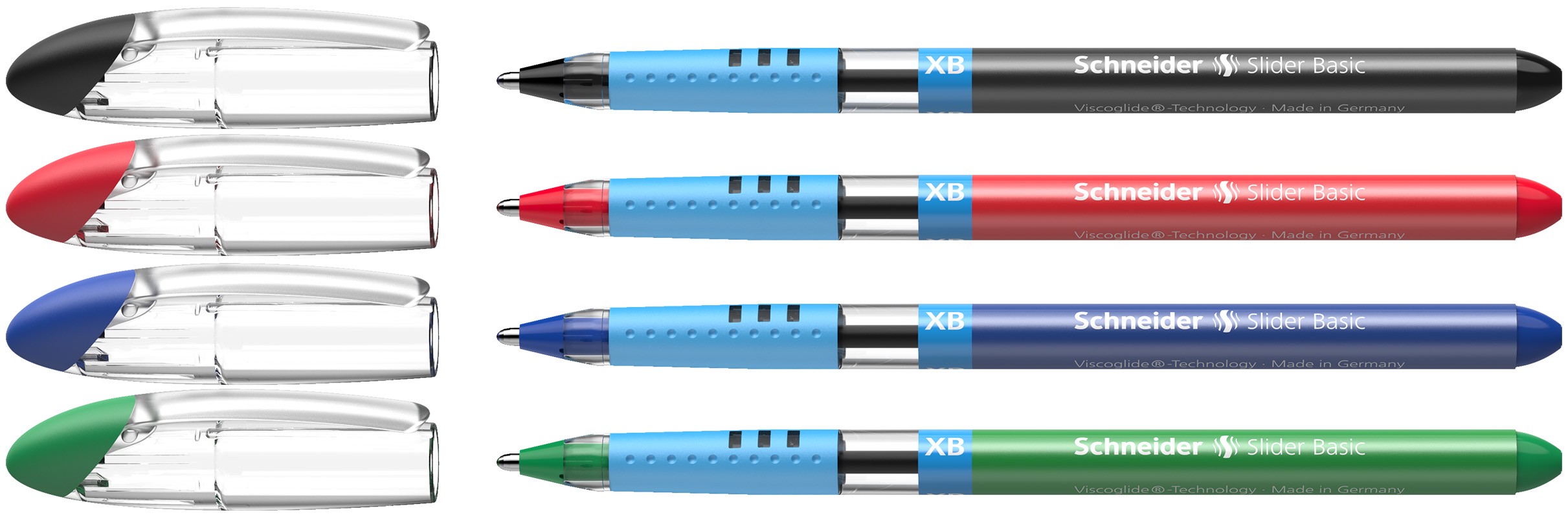Schneider Kugelschreiber Slider Basic XB 4er Set