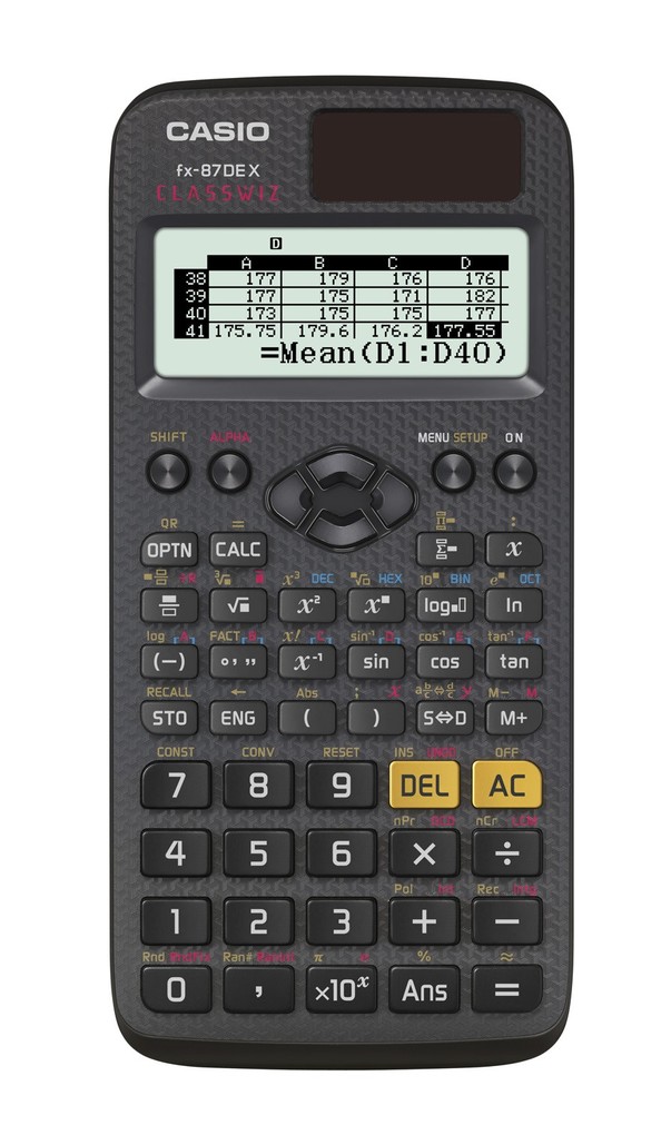 CASIO Wissenschaftlicher Taschenrechner FX-87DE X