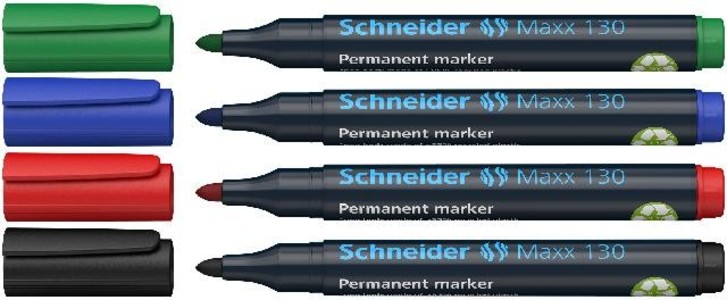 Schneider Permanent-Marker Maxx 130 4er Set