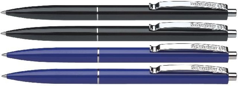 Schneider Kugelschreiber K 15 Blister 4 Stück je 2x schwarz blau