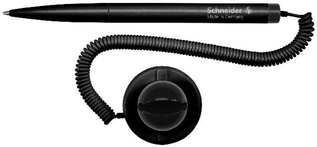 Schneider Klick-Fix-Pen White Ballpoint Pen Expandable Cord & Pen