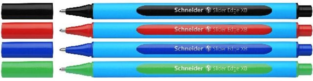 Schneider Kugelschreiber Slider Edge XB 4er Set