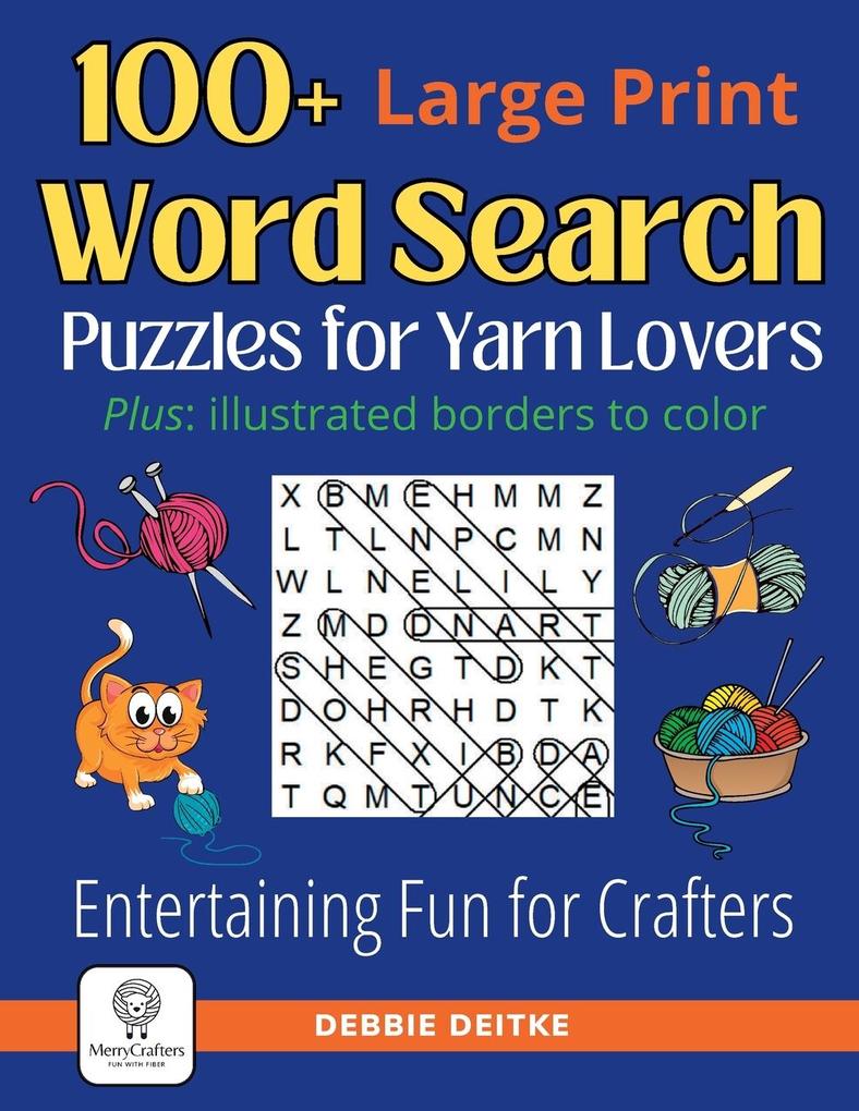 100+ Word Search Puzzles for Yarn Lovers