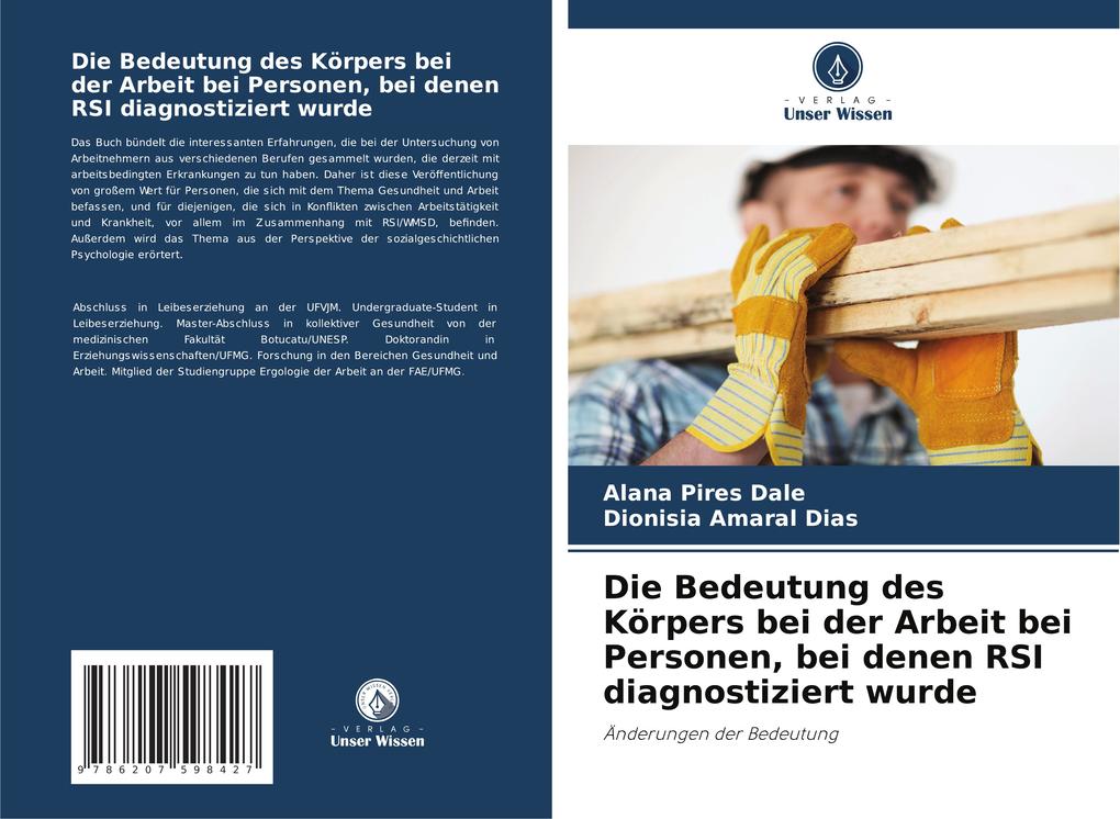 Die Bedeutung des Körpers bei der Arbeit bei Personen bei denen RSI diagnostiziert wurde