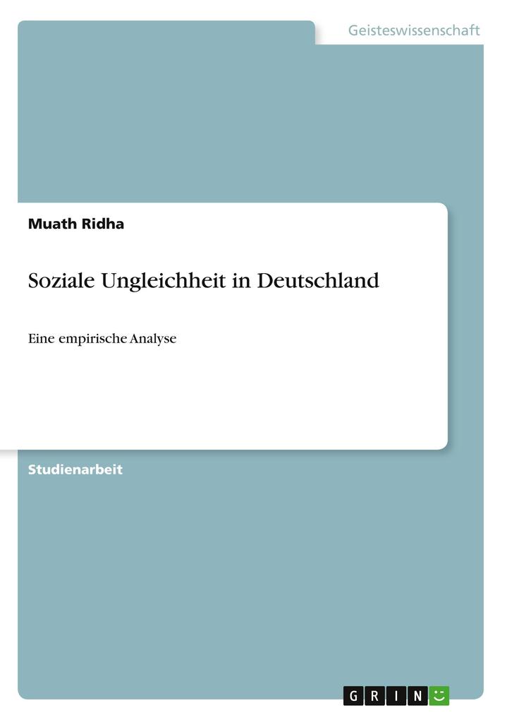 Soziale Ungleichheit in Deutschland