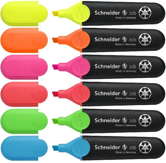 Schneider Textmarker Job 6er Set