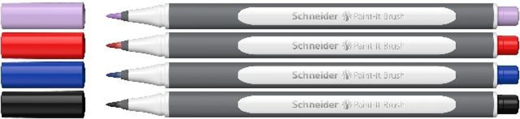 Schneider Brushpen Paint-It 070 4er Set