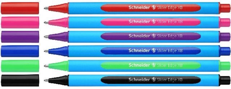 Schneider Kugelschreiber Slider Edge XB 6er Set Colours