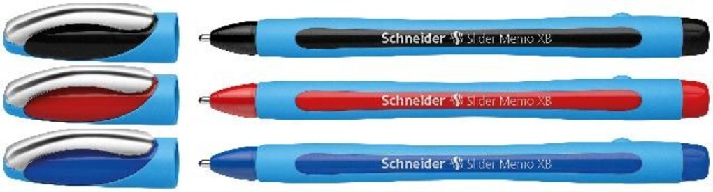 Schneider Kugelschreiber Slider Memo XB 3er Set
