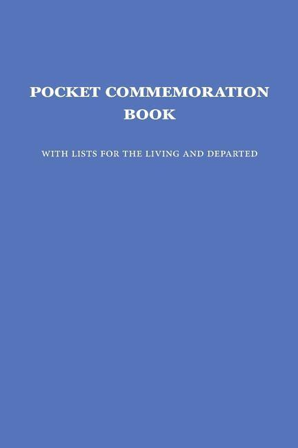 Pocket Commemoration Book