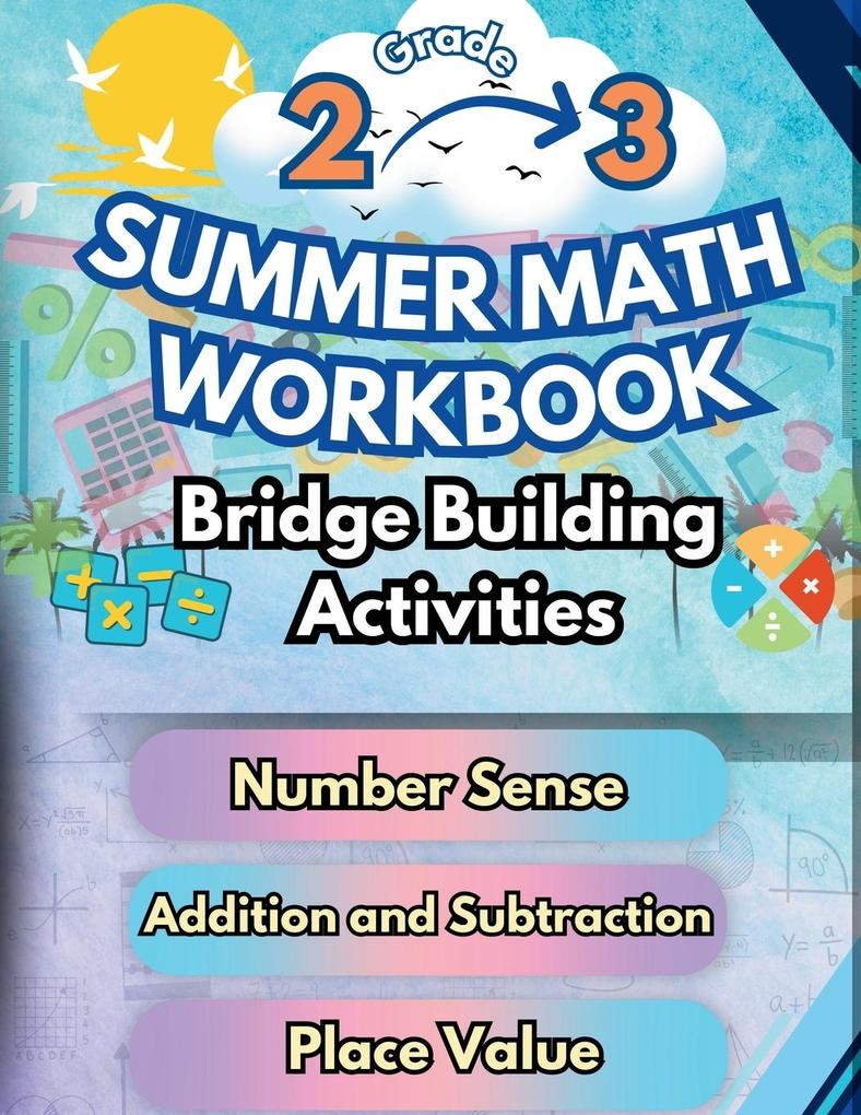 Summer Math Workbook | 2-3 Grade Bridge Building Activities
