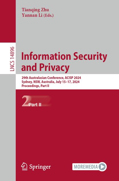 Information Security and Privacy