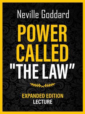 Power Called The Law - Expanded Edition Lecture