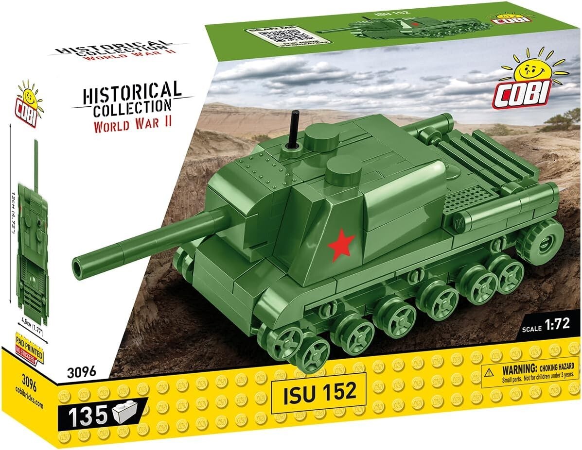 COBI Historical Collection 3096 - ISU 152 Panzer WWII 1:72 Bausatz 135 Teile