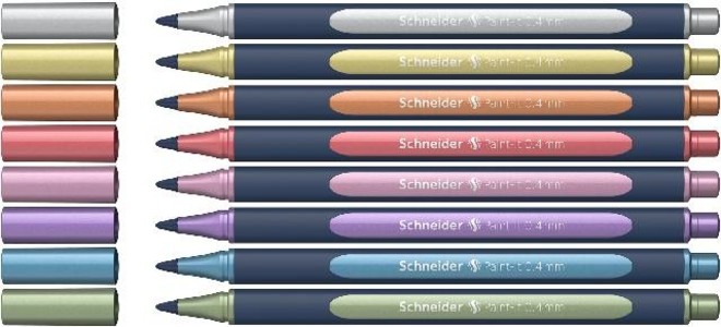 Schneider Metallic Rollerball Paint-It 050 0.4mm 8er Set