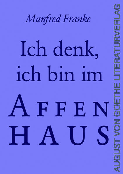 Ich denk' ich bin im Affenhaus