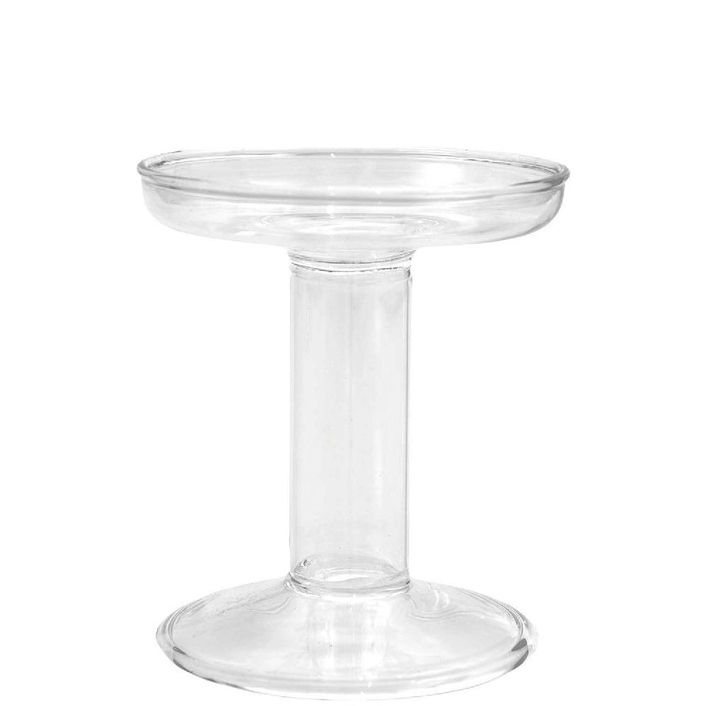 Glas Kerzenhalter 85x85x10cm für Kerzen Ø 7cm