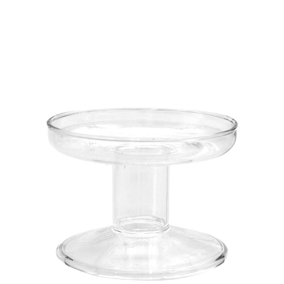 Glas Kerzenhalter 85x85x6cm für Kerzen Ø 7cm
