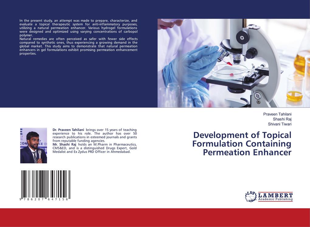 Development of Topical Formulation Containing Permeation Enhancer