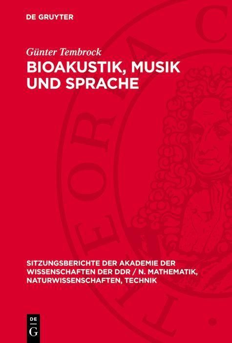 Bioakustik Musik und Sprache