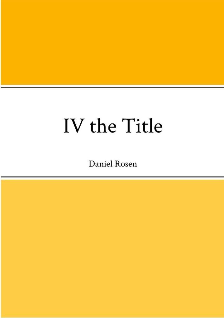 IV the Title