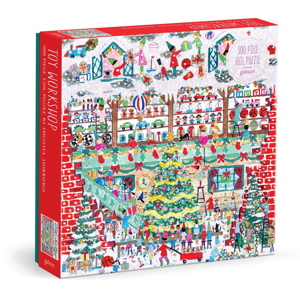 Abrams & Chronicle Books Michael Storrings Toy Workshop 500. Piece Foil Puzzle