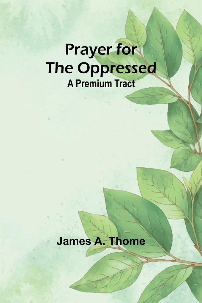 Prayer for the oppressed