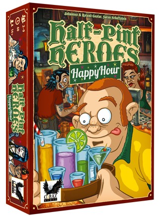 Corax Games 1022442 - Half-Pint Heroes Happy Hour Erweiterung Kartenspiel
