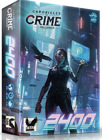 Corax Games 1025201 - Chronicles of Crime Millennium 2400 Ein kooperatives Ermittlungs-Spiel