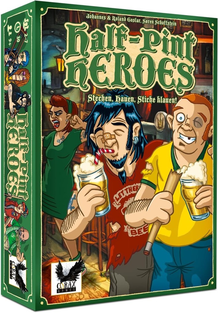 Corax Games 1019879 - Half-Pint Heroes Kartenspiel Kennerspiel