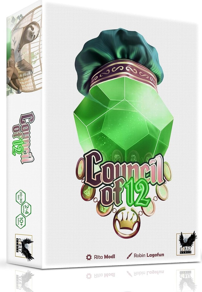 Corax Games 1026861 - Council of 12 Kooperatives Kartenspiel