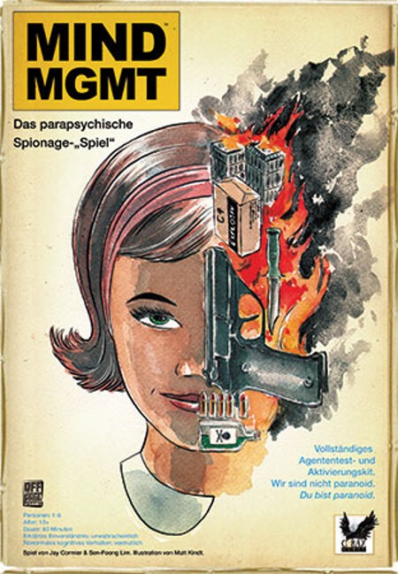 Corax Games 1027584 - Mind MGMT Detektivspiel Spionagespiel