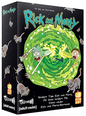 Funbot 1023950 - Rick and Morty: 100 Tage Brettspiel Kennerspiel