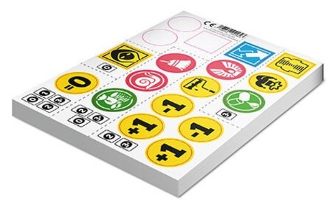 Corax Games 1022445 - Half-Pint Heroes: Happy Hour Stickerpaket