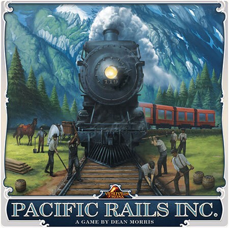 Kobold Spieleverlag 1026448 - Pacific Rails Inc.(DE) Eisenbahnabenteuer-Aufbauspiel
