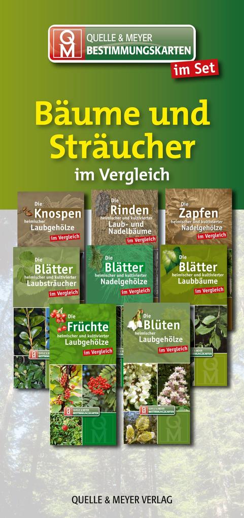 Bestimmungskarten-Set 'Bäume und Sträucher'