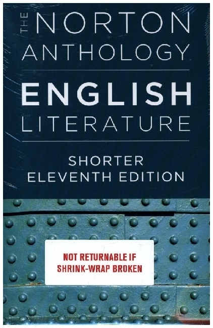 The Norton Anthology of English Literature Shorter Edition 2 Vols.