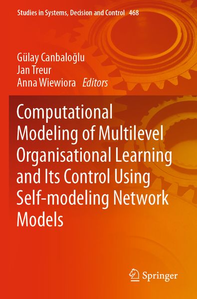 Computational Modeling of Multilevel Organisational Learning and Its Control Using Self-modeling Network Models